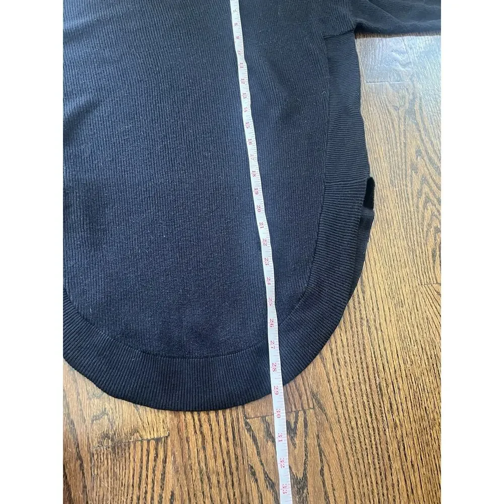 Express ribbed knit sweater women’s Sz. XS black - Picture 6 of 7